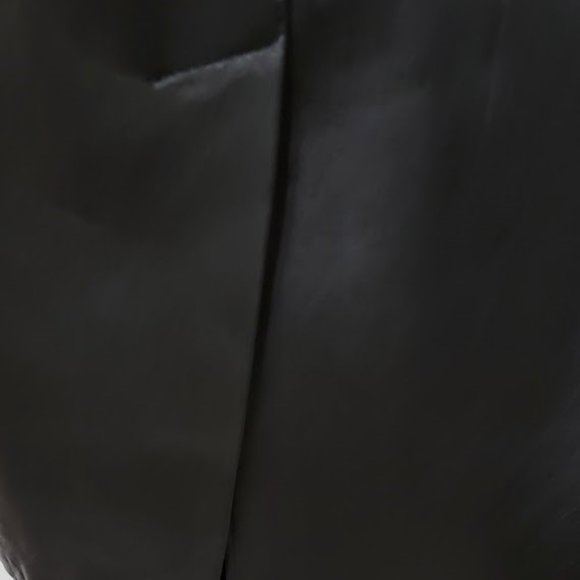 Bagatelle Genuine Leather Black Skirt with Slit in the Back - Picture 8 of 8